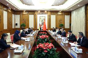 CHINA-BEIJING-WANG YI-BRUNEI-2ND MINISTER OF FOREIGN AFFAIRS-TALKS (CN)