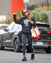 Olivia Wilde Leaves The Gym - LA