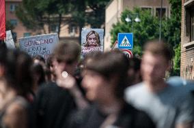 La Sapienza University Student Demonstration