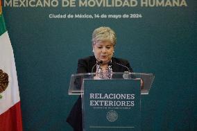 Alicia Bárcena, Mexico's Secretary Of Foreign Affairs, Presents The Mexican Model Of Human Mobility