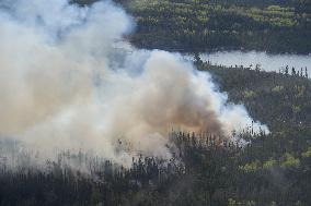 Flin Flon Fire Grows In Manitoba - Canada