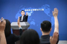 CHINA-BEIJING-STATE COUNCIL-TAIWAN AFFAIRS-PRESS CONFERENCE (CN)