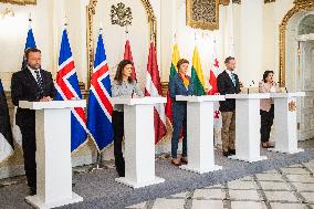 Baltic and Icelandic foreign ministers visit Georgia