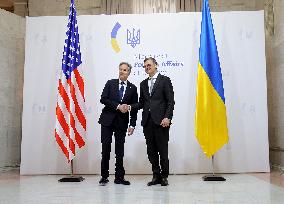 Meeting of Dmytro Kuleba and Antony Blinken in Kyiv