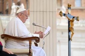 Pope Francis Holds General Audience - Vatican