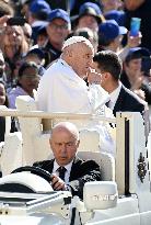 Pope Francis Leads The General Audience - Vatican