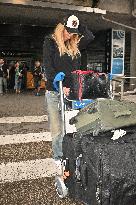 Cannes - Celebs At Nice Airport