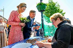 Dutch Royal Couple Visits Hogeland - Netherlands