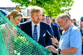 Dutch Royal Couple Visits Hogeland - Netherlands