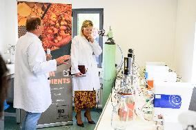 Queen Maxima Visits Foodvalley Wageningen - The Netherlands