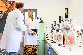 Queen Maxima Visits Foodvalley Wageningen - The Netherlands