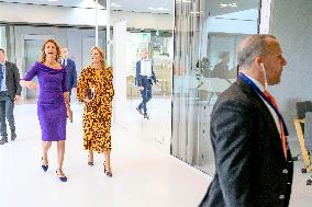 Queen Maxima Visits Foodvalley Wageningen - The Netherlands