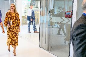 Queen Maxima Visits Foodvalley Wageningen - The Netherlands