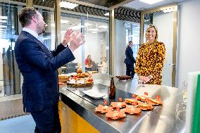 Queen Maxima Visits Foodvalley Wageningen - The Netherlands