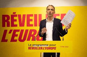 Raphael Glucksmann Presents His Program - Paris