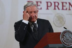 Press Conference Of Andres Manuel Lopez Obrador