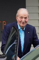 Don Juan Carlos Leaving Restaurant - Spain