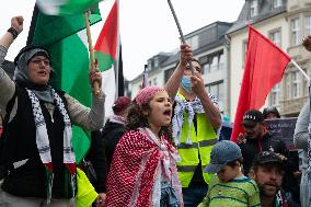 Demonstration To Commemorate The Nakba In Bonn