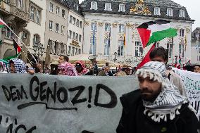Demonstration To Commemorate The Nakba In Bonn