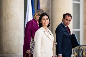 Council Of Ministers At The Elysee Palace