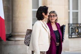 Council Of Ministers At The Elysee Palace