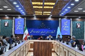 IRAN-TEHRAN-NATIONAL CULTURAL HERITAGE WEEK-PRESS CONFERENCE