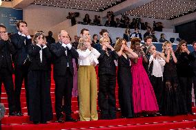Cannes - Judith Godreche Me Too Action at Screening of Mad Max Furiosa AAR