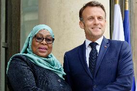 Meeting At Elysee Palace For The  "Summit On Clean Cooking In Africa"