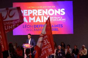 Communist Party EU Elections Rally - Paris