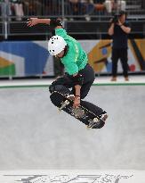 (SP)CHINA-SHANGHAI-OLYMPIC QUALIFIER SERIES SHANGHAI-SKATEBOARDING-WOMEN'S PARK-PRELIMS (CN)
