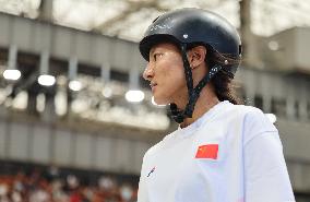 (SP)CHINA-SHANGHAI-OLYMPIC QUALIFIER SERIES SHANGHAI-SKATEBOARDING-WOMEN'S PARK-PRELIMS (CN)