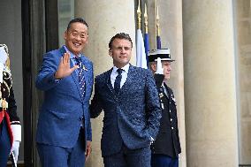 Macron Receives Thailand’s PM - Paris