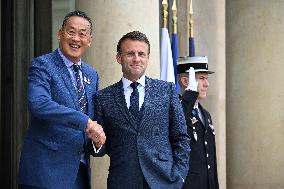 Macron Receives Thailand’s PM - Paris