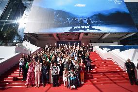 Cannes - Judith Godreche Against Violence Against Women