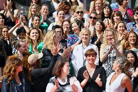 Cannes - Judith Godreche Against Violence Against Women