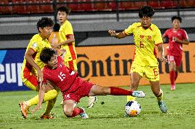 (SP)INDONESIA-BALI-AFC U17 WOMEN'S ASIAN CUP-SEMIFINAL-DPRK VS CHN