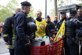 Firefighter Unions Protest - Paris