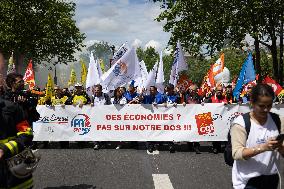 Firefighter Unions Protest - Paris