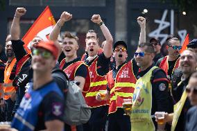 Firefighter Unions Protest - Paris