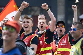 Firefighter Unions Protest - Paris