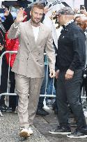 David Beckham At GMA - NYC