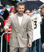 David Beckham At GMA - NYC