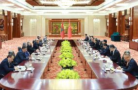 CHINA-BEIJING-ZHAO LEJI-MOROCCO-TALKS (CN)