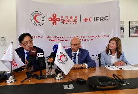 SYRIA-DAMASCUS-CHINA AID-IFRC-HUMANITARIAN PROJECT