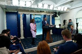 White House press briefing - Washington