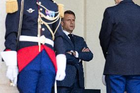 Emmanuel Macron meets with Ecuador President - Paris