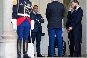 Emmanuel Macron meets with Ecuador President - Paris