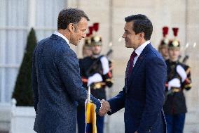 Emmanuel Macron meets with Ecuador President - Paris