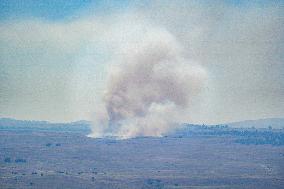 MIDEAST-GOLAN HEIGHTS-ROCKETS-ATTACK