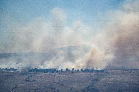 MIDEAST-GOLAN HEIGHTS-ROCKETS-ATTACK